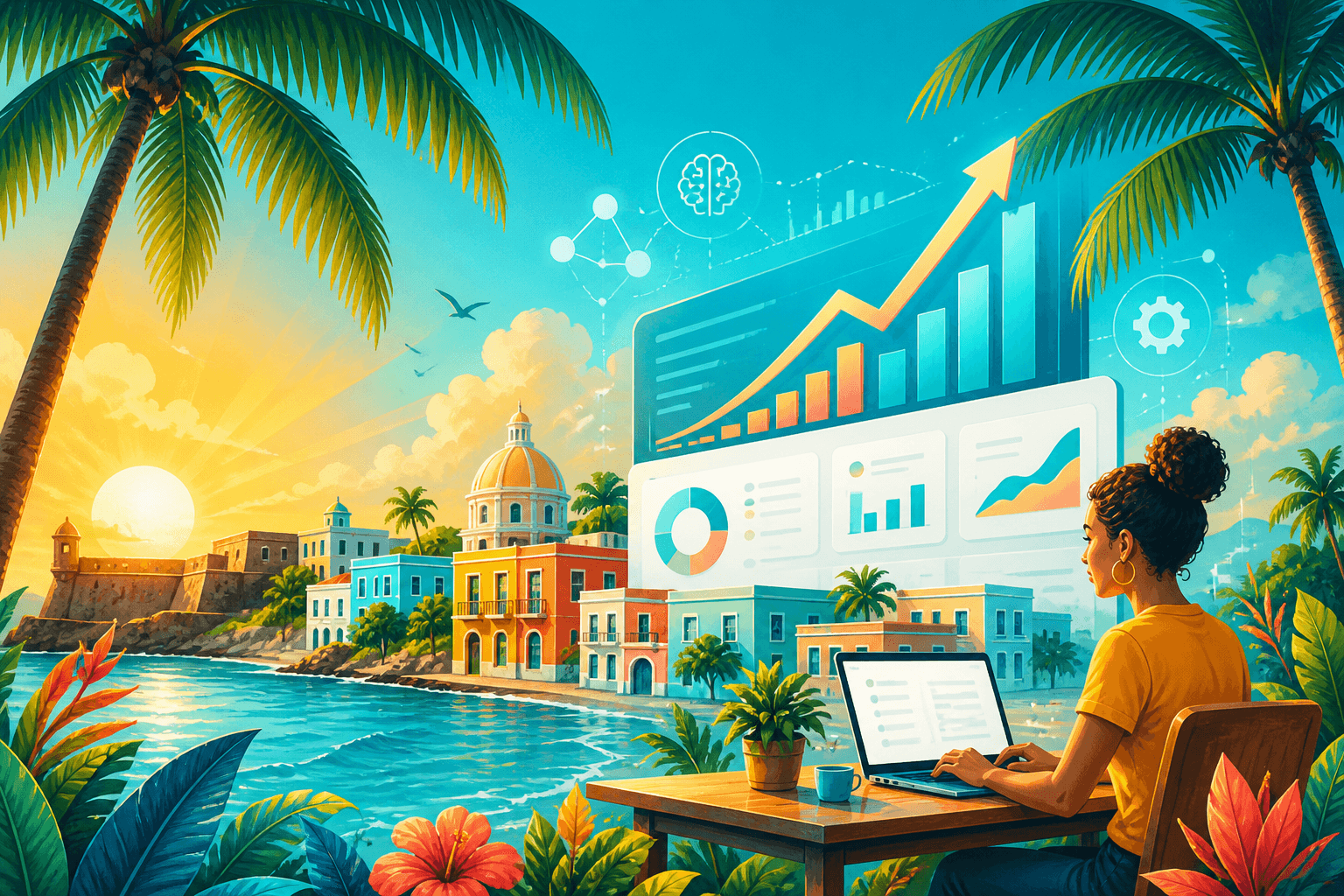 Puerto Rico and the Caribbean Are Ready for AI: Here''s Why It''s Time to Embrace It — IslaIntel blog cover on AI, automation, and technology