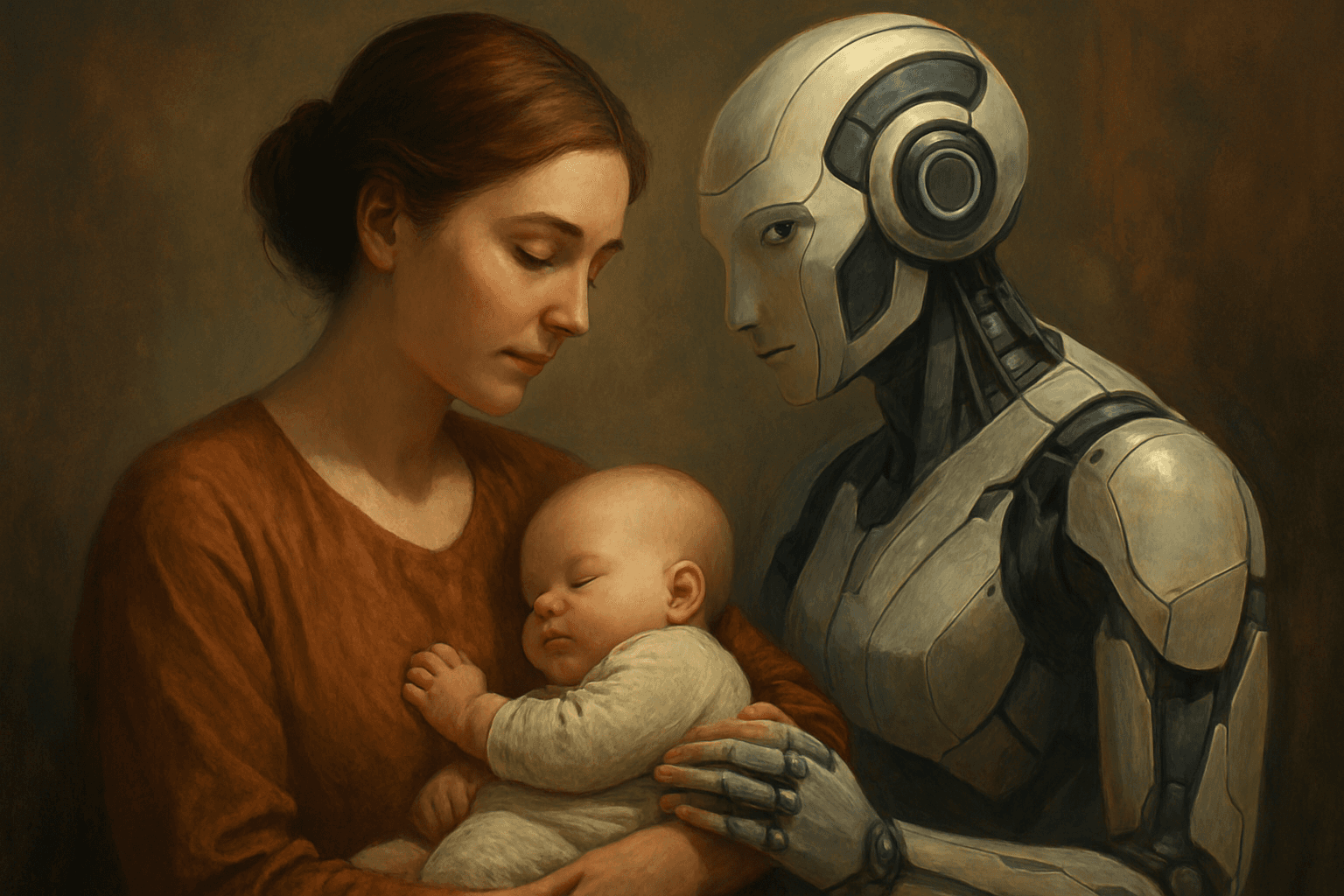 From Fear to Nurture: Why Geoffrey Hinton Says AI Needs Maternal Instincts — IslaIntel blog cover on AI, automation, and technology